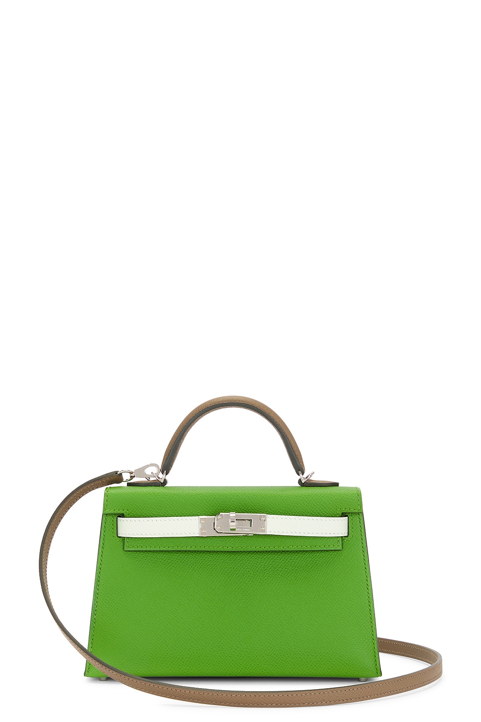 Epsom Kelly 20 Handbag in Green