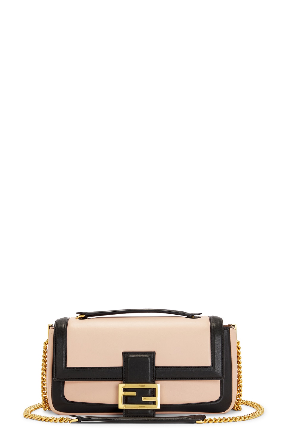 Pre-owned Fendi Baguette Shoulder Bag In Cream