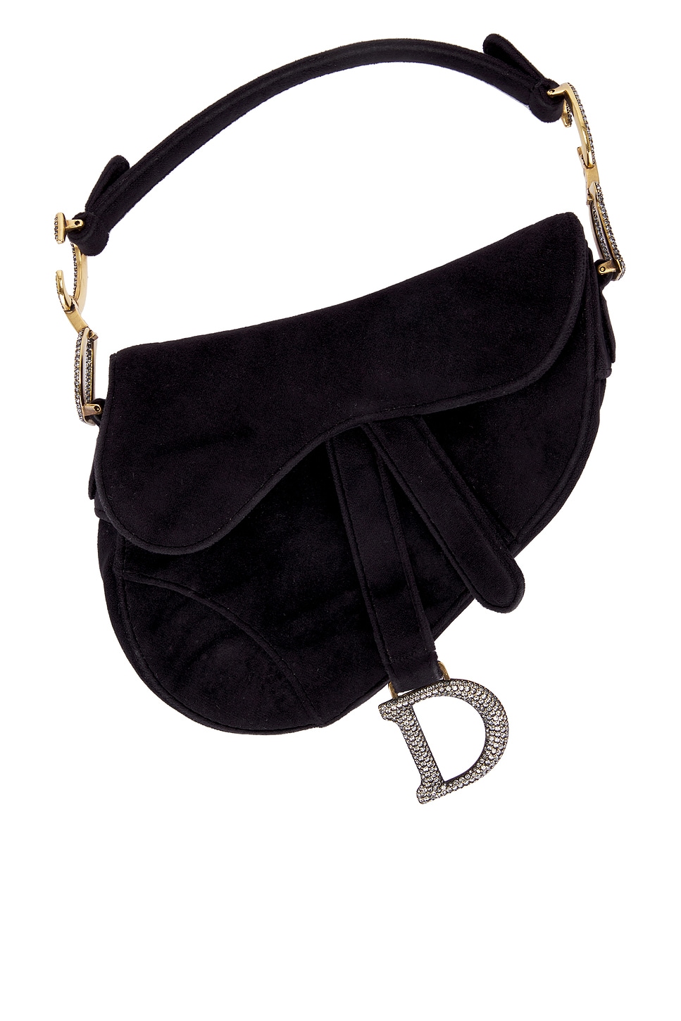 dior Dior Velvet Mini Saddle Bag - Women's Bags