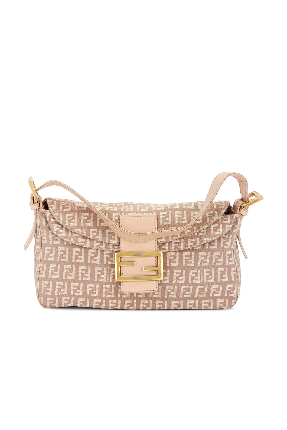 fendi Fendi Zucchino Mama Baguette Shoulder Bag
