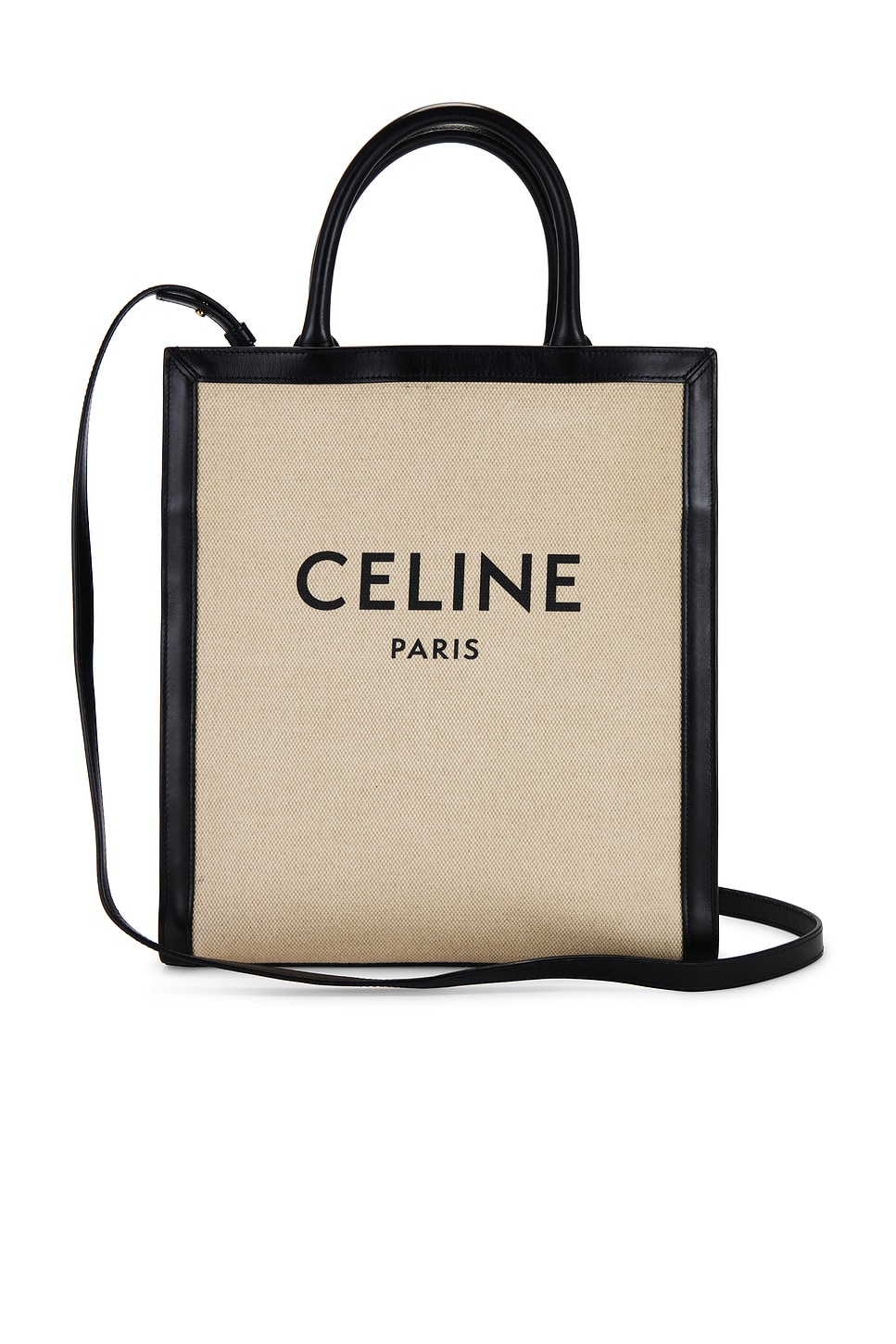 Celine Vertical Cabas 2 Way Tote Bag In Neutral