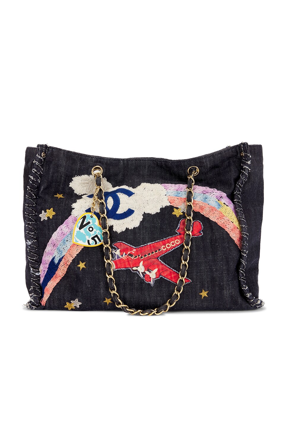 chanel Chanel Night Flight Chain Tote Bag