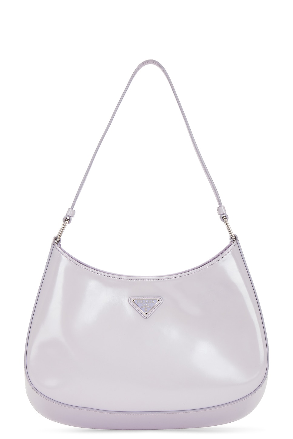 Pre-owned Prada Cleo Shoulder Bag In Silver