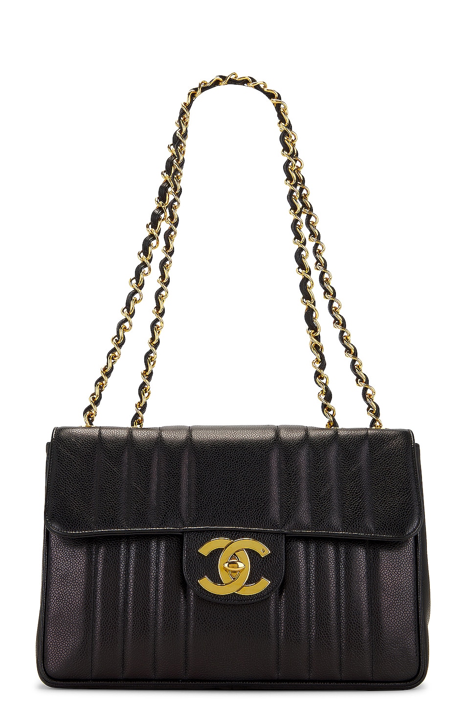 chanel Chanel Caviar Jumbo Mademoiselle Flap Bag