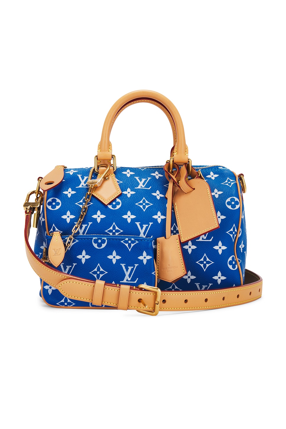 Speedy P9 Bandouliere 25 Handbag in Blue