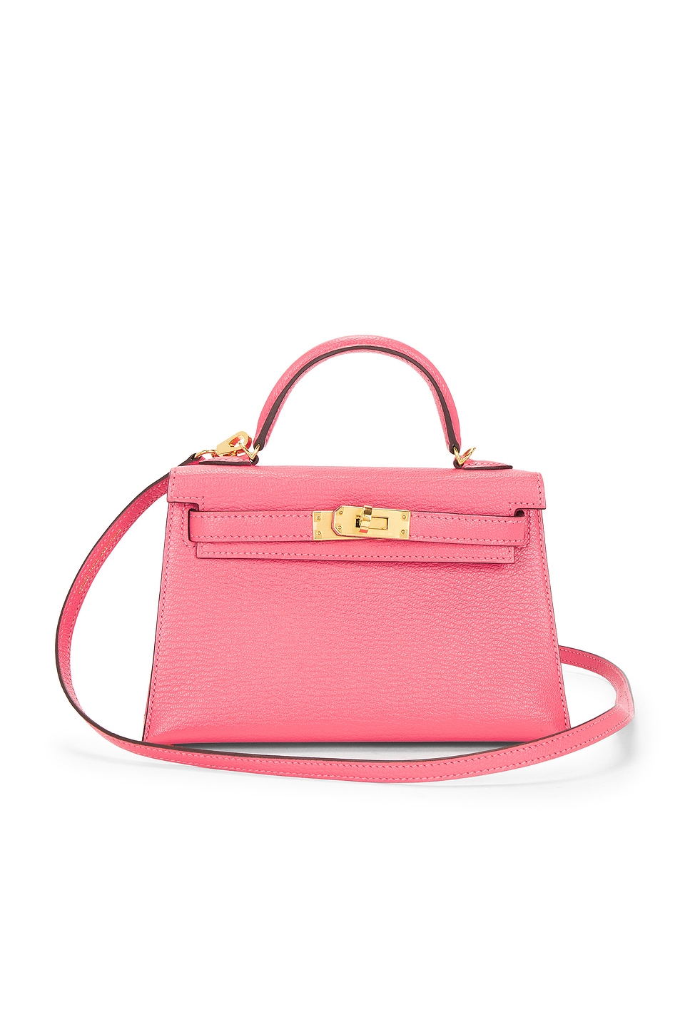 Chevre Kelly 20 Handbag in Pink