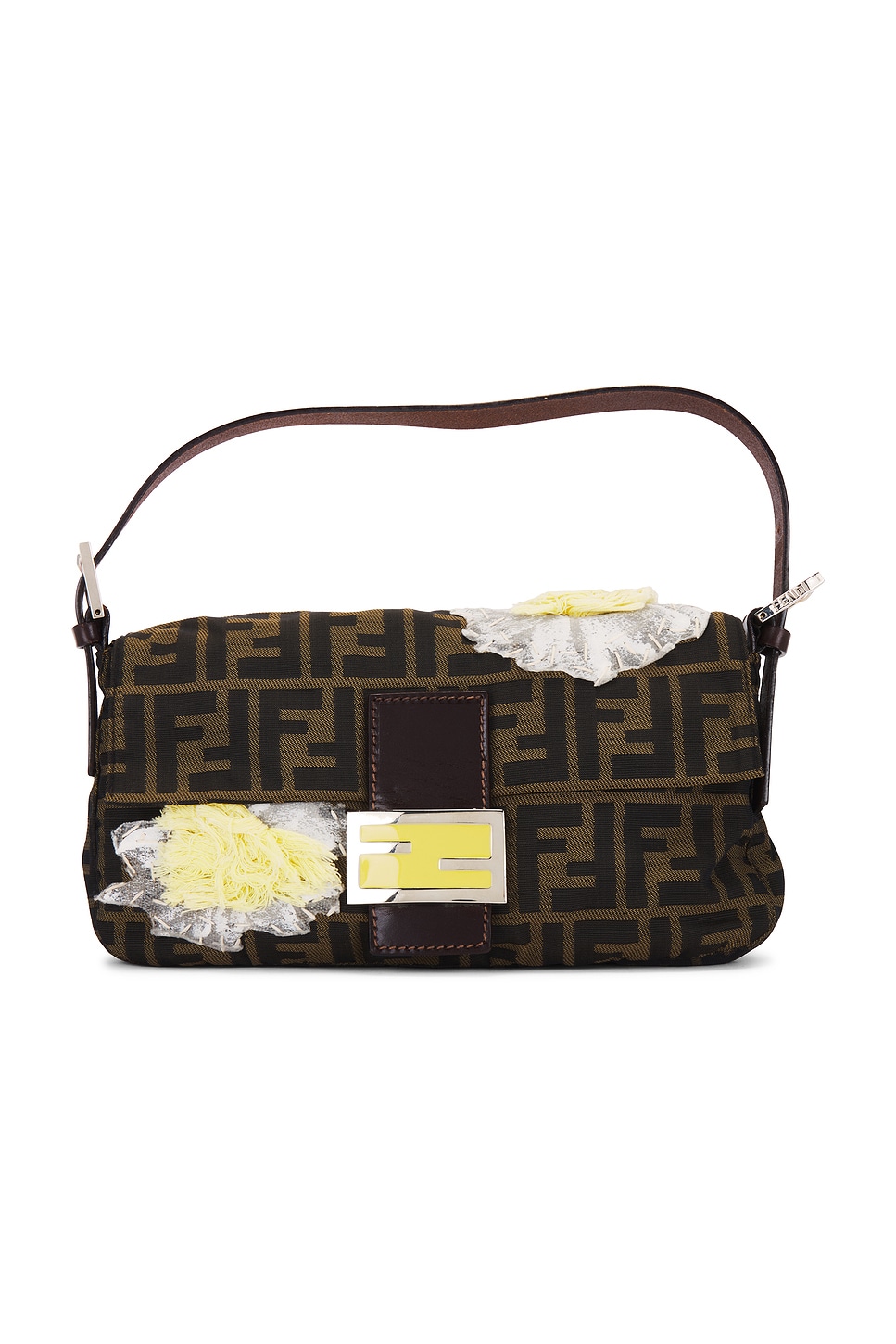 fendi Fendi Zucca Mama Baguette Shoulder Bag