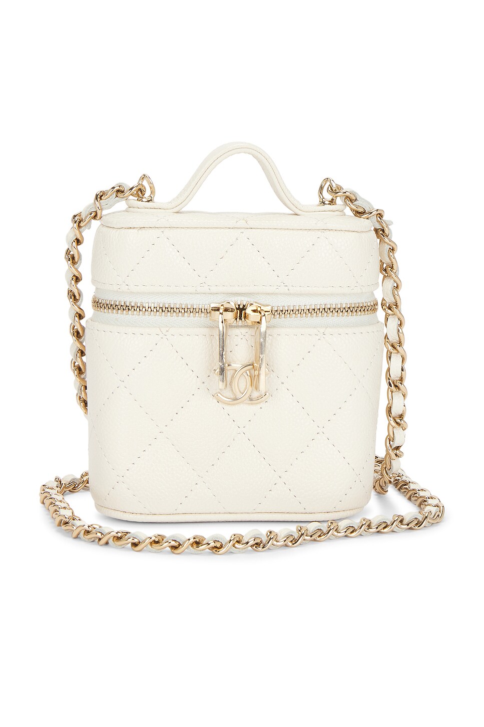 chanel Chanel Caviar Handle With Care Vanity Case