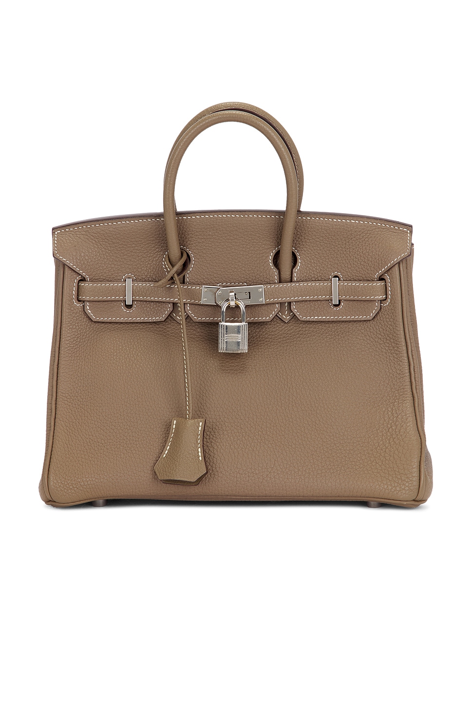 Togo Birkin 25 Handbag in Taupe