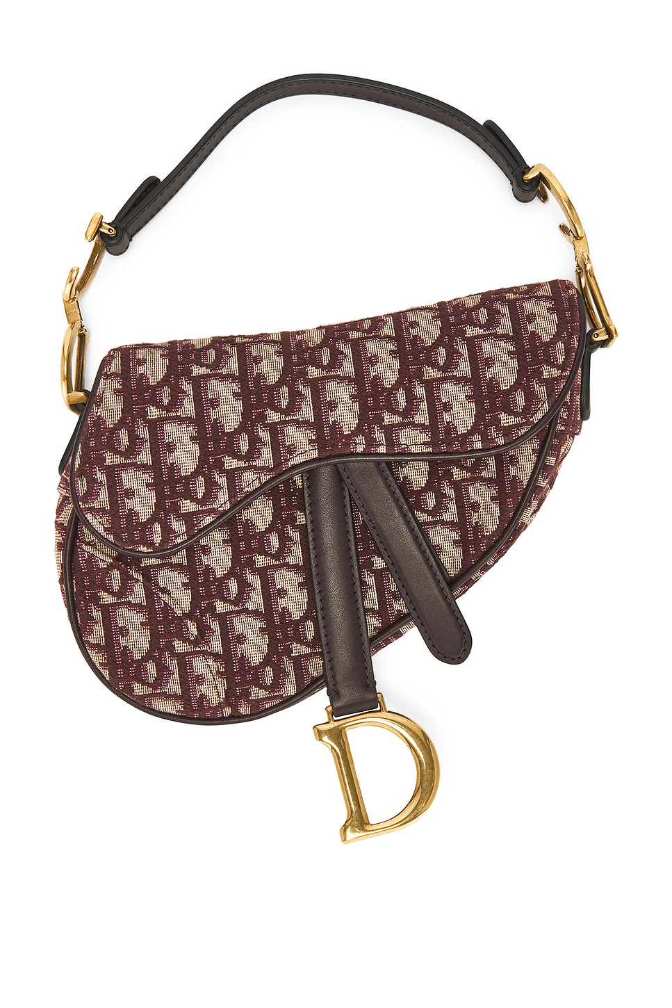 dior Dior Trotter Oblique Mini Saddle Bag