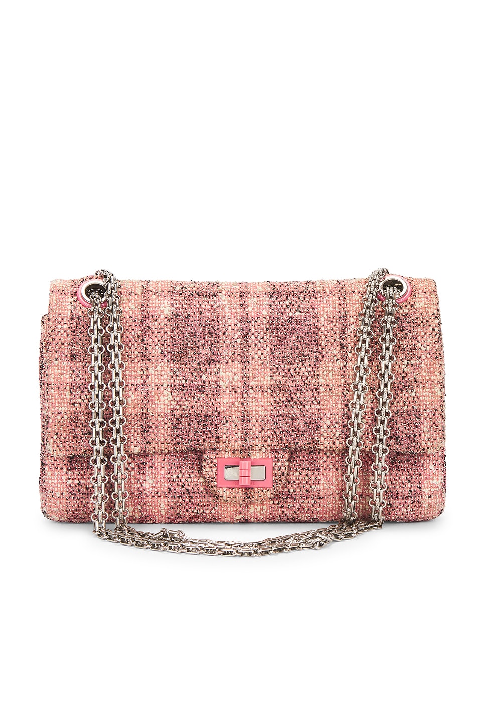 Tweed 2.55 Reissue Flap Bag in Pink