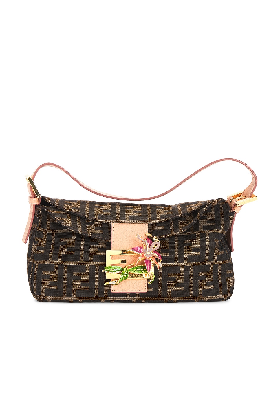 fendi Fendi Zucca Baguette Shoulder Bag