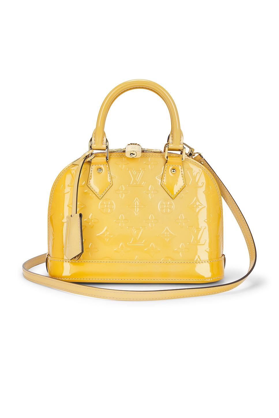 Pre-owned Louis Vuitton Vernis Alma Bb Handbag