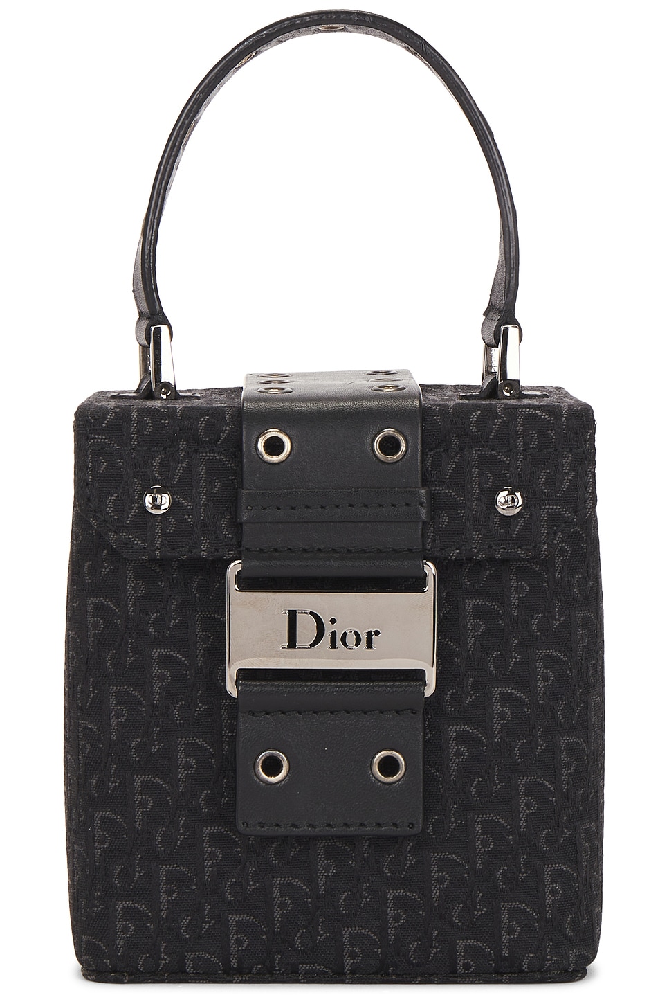 Pre-owned Dior Vintage John Galliano Trotter Street Chic Vanity Bag