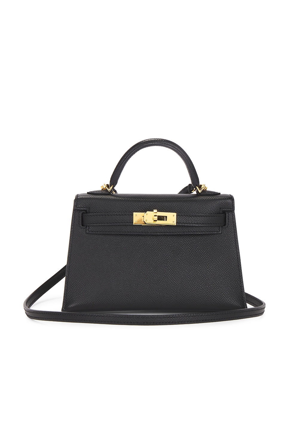 Pre-owned Hermes Veau Epsom Kelly 20 Handbag