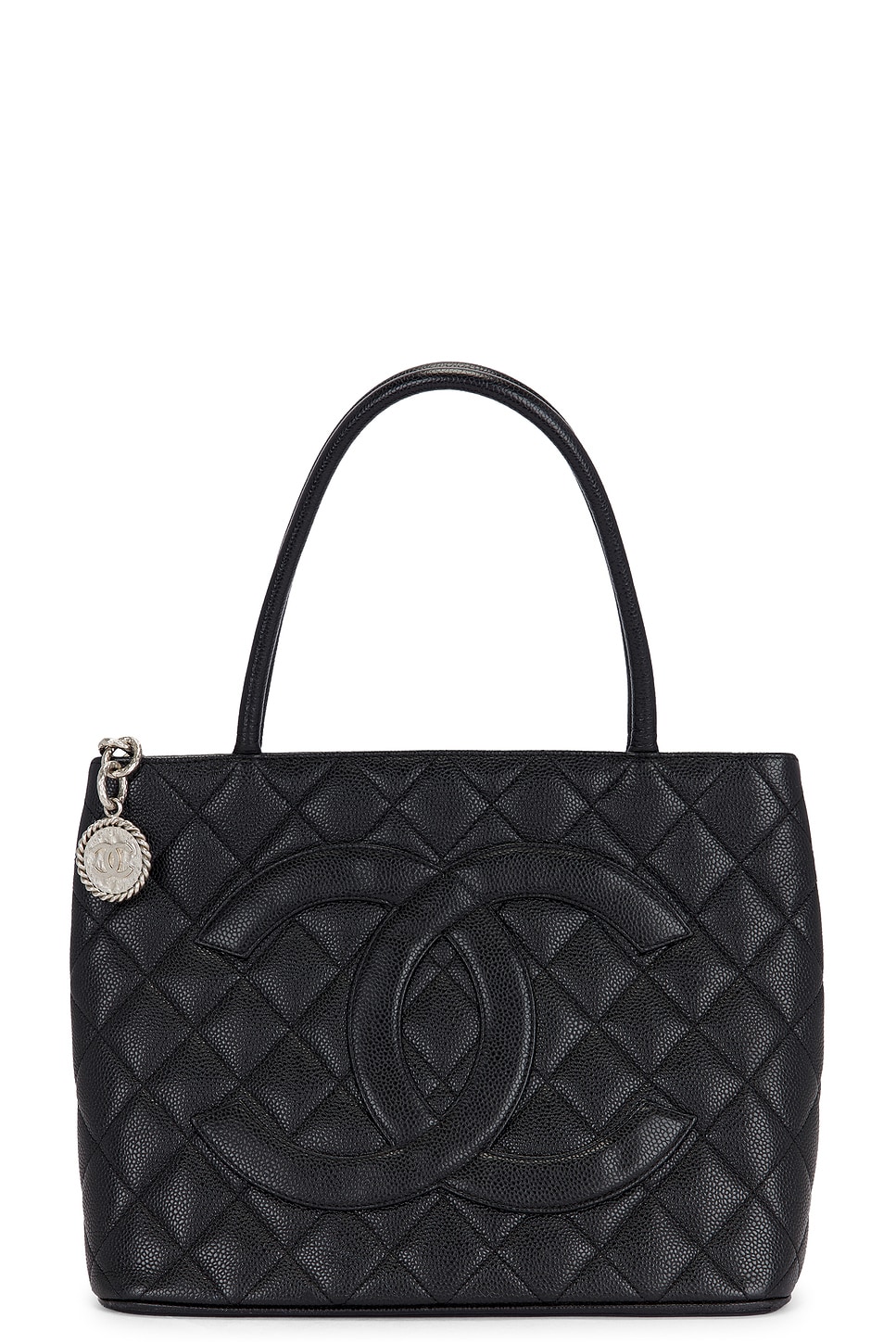 Pre-owned Chanel Caviar Medallion Tote Bag