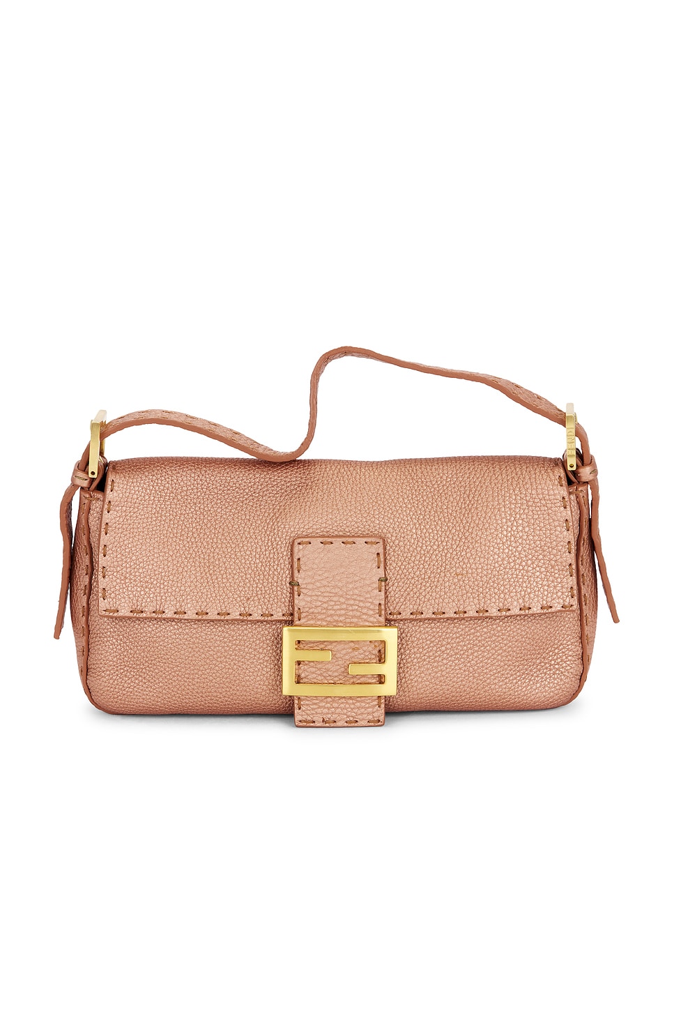 Pre-owned Fendi Selleria Baguette Shoulder Bag