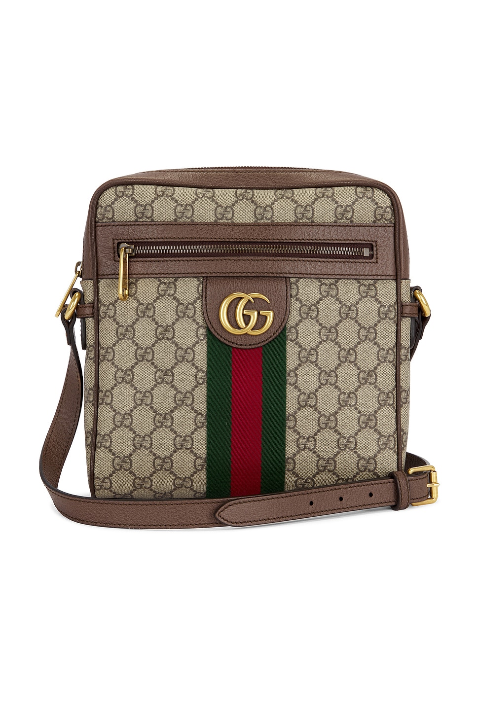 Pre-owned Gucci Ophidia Flat Messenger Bag