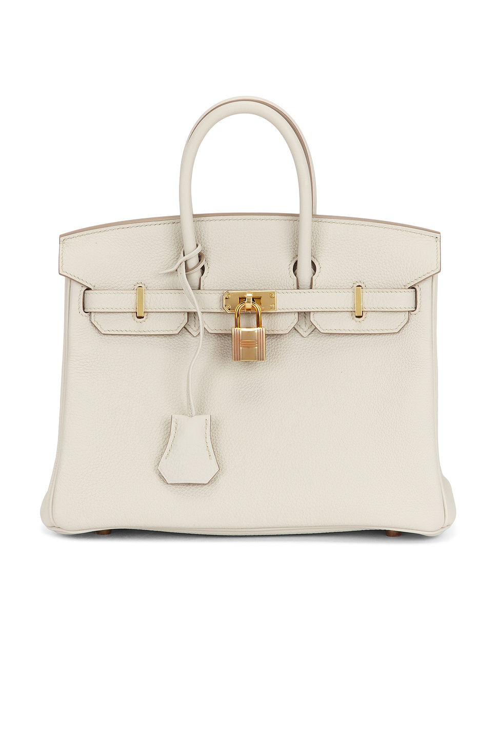 Togo Birkin 25 Handbag in Cream