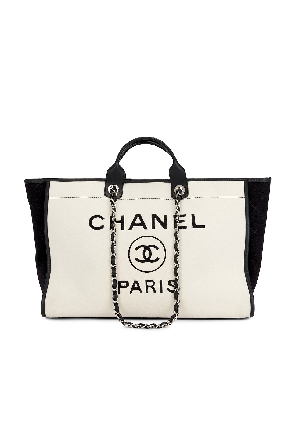 Pre-owned Chanel Deauville Gm Tote Bag