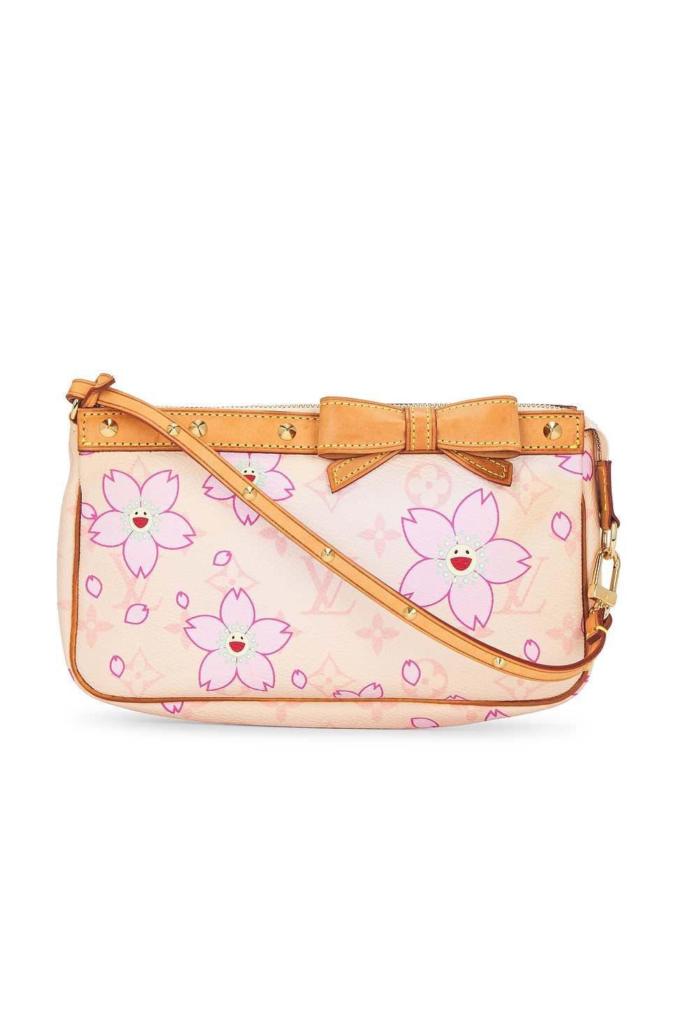 Pre-owned Louis Vuitton X Takashi Murakami Limited Edition Cherry Blossom Pochette Accessoires Shoulder Bag