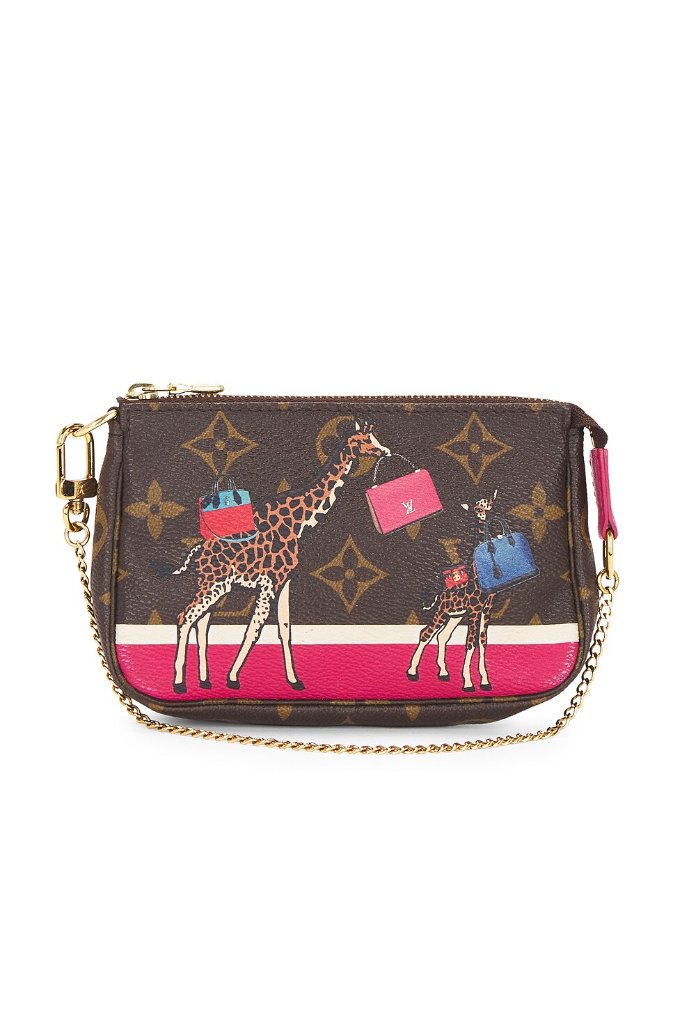 louis vuitton Louis Vuitton Monogram Christmas Animation Mini Pochette Accessoires Shoulder Bag