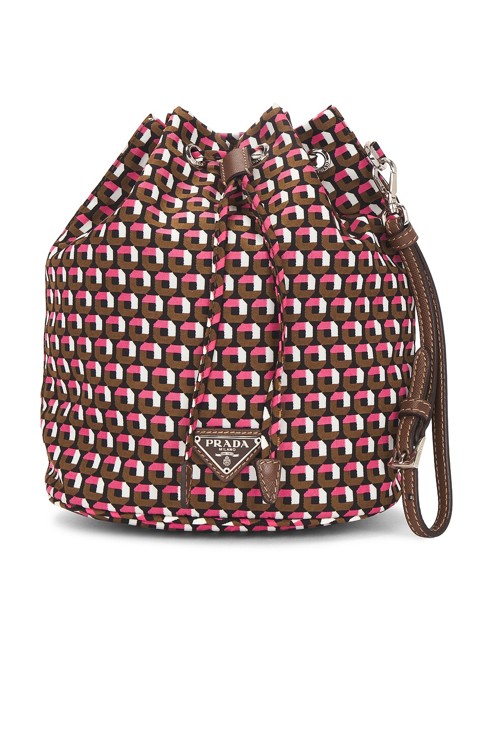 prada Prada Tessuto Drawstring Pouch