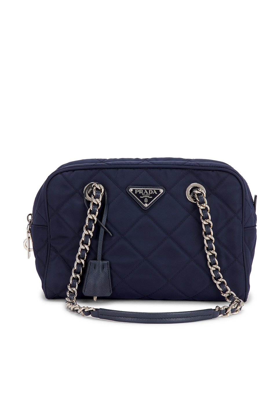 Pre-owned Prada Tessuto Impuntu Shoulder Bag
