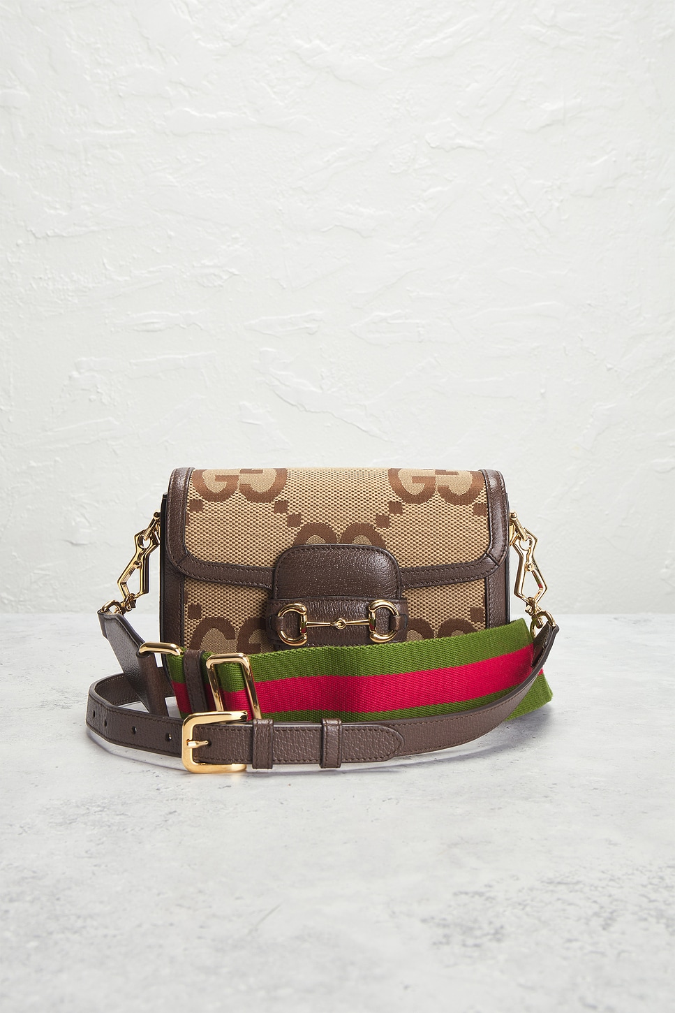 Pre-owned Gucci Horsebit 1955 Shoulder Bag In Brown
