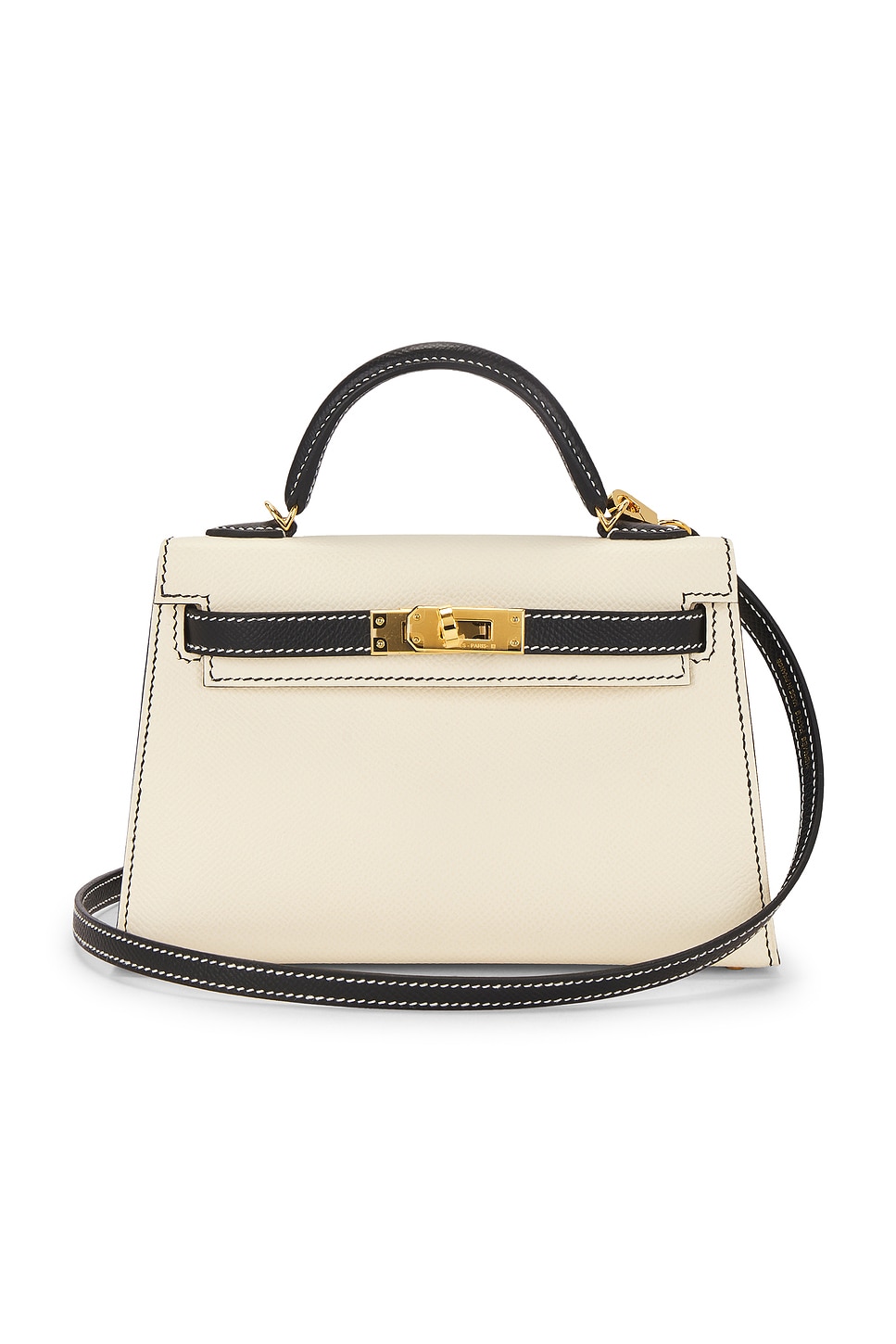 Veau Epsom Kelly 20 Handbag in Cream