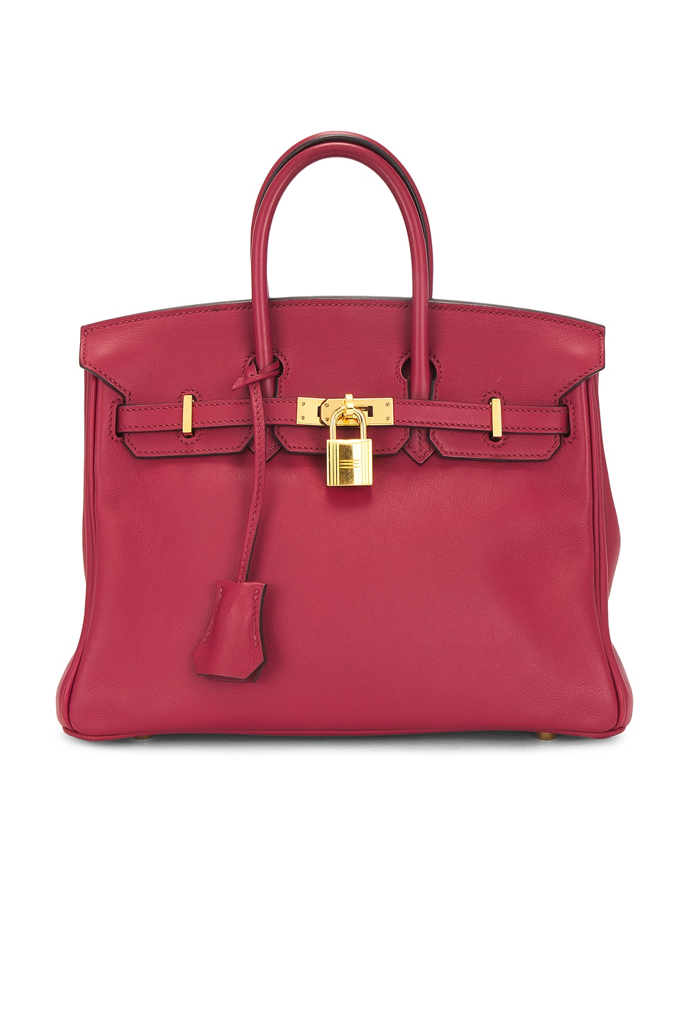 Swift Birkin 25 Handbag in Red