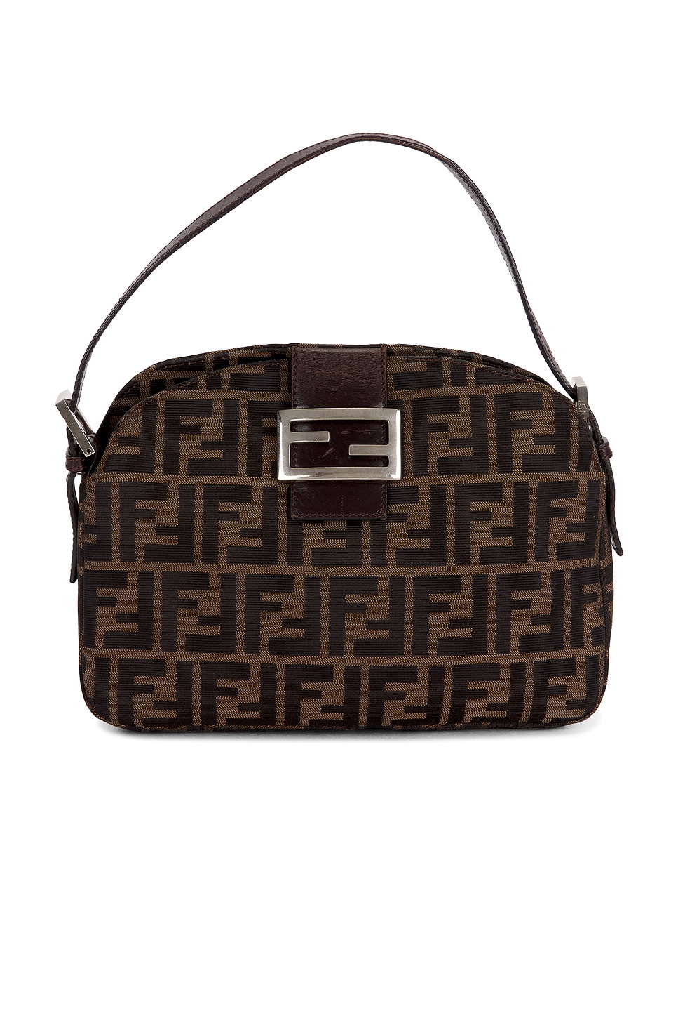 fendi Fendi Zucca Mama Forever Baguette Shoulder Bag