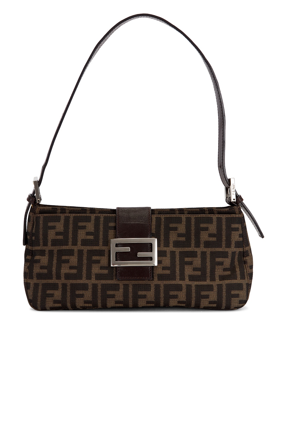 fendi Fendi Zucca Baguette Shoulder Bag