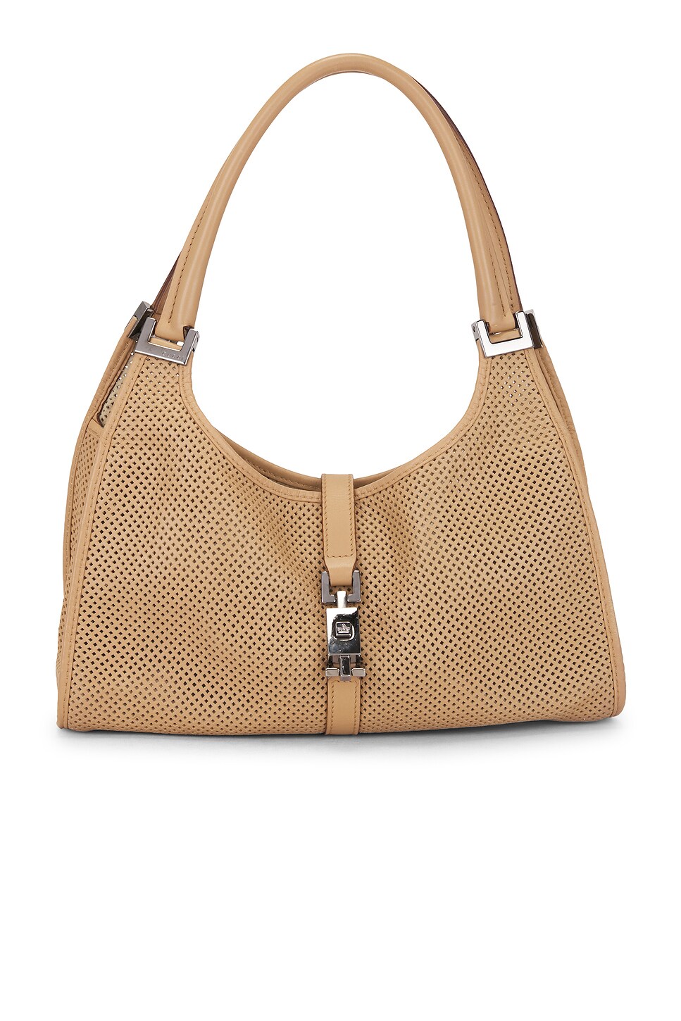 gucci Gucci Perforated Bardot Hobo Bag