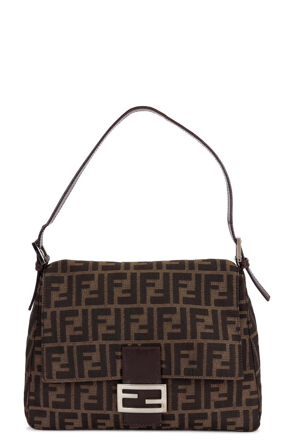 fendi Fendi Zucca Mama Baguette Shoulder Bag