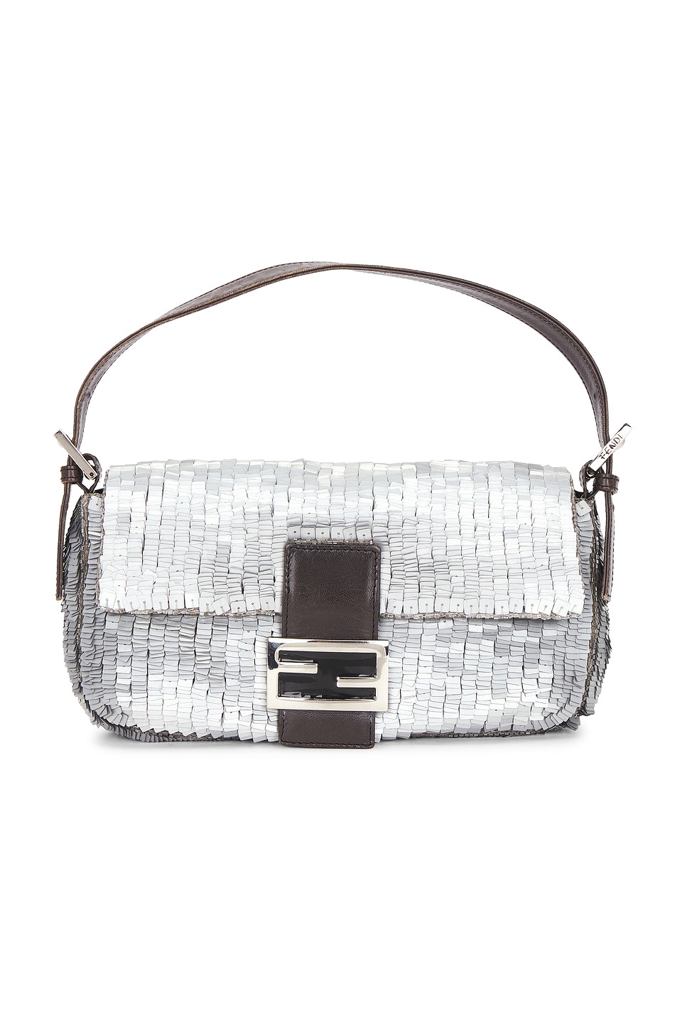 fendi Fendi Vintage Sequin Baguette Shoulder Bag