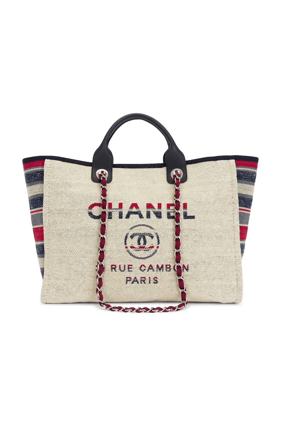 chanel Chanel Deauville MM Tote Bag