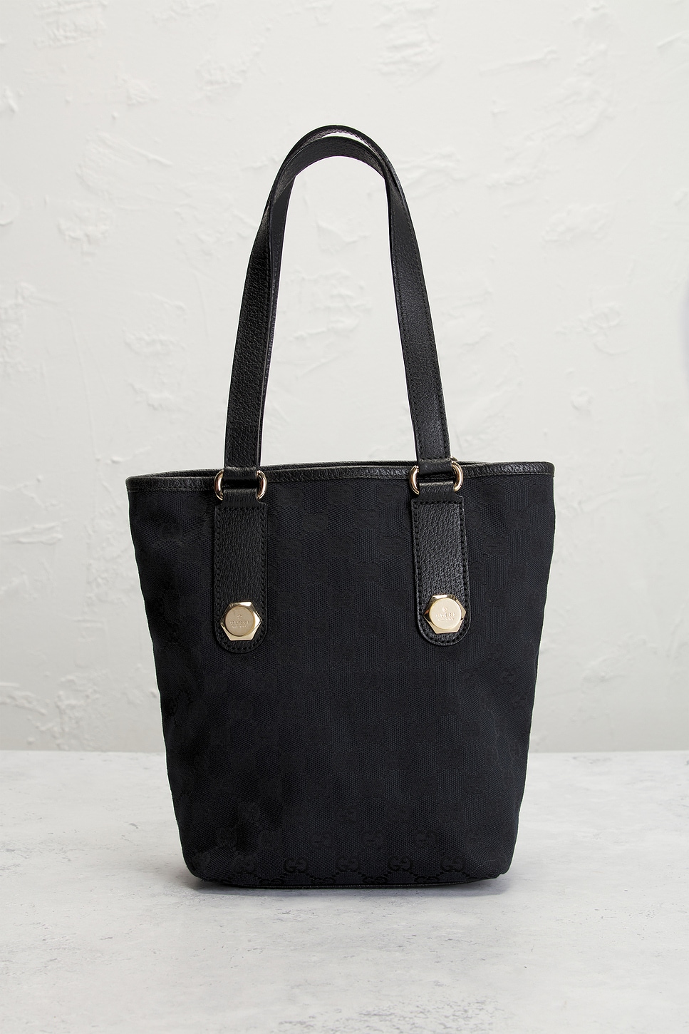 Pre-owned Gucci Charmy Tote Bag In Black