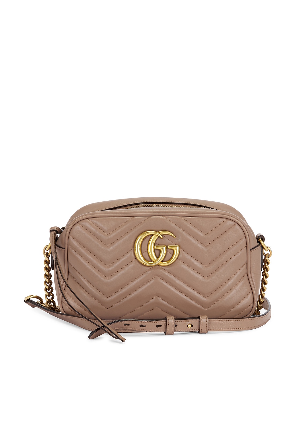 Pre-owned Gucci Gg Marmont Shoulder Bag In Pink