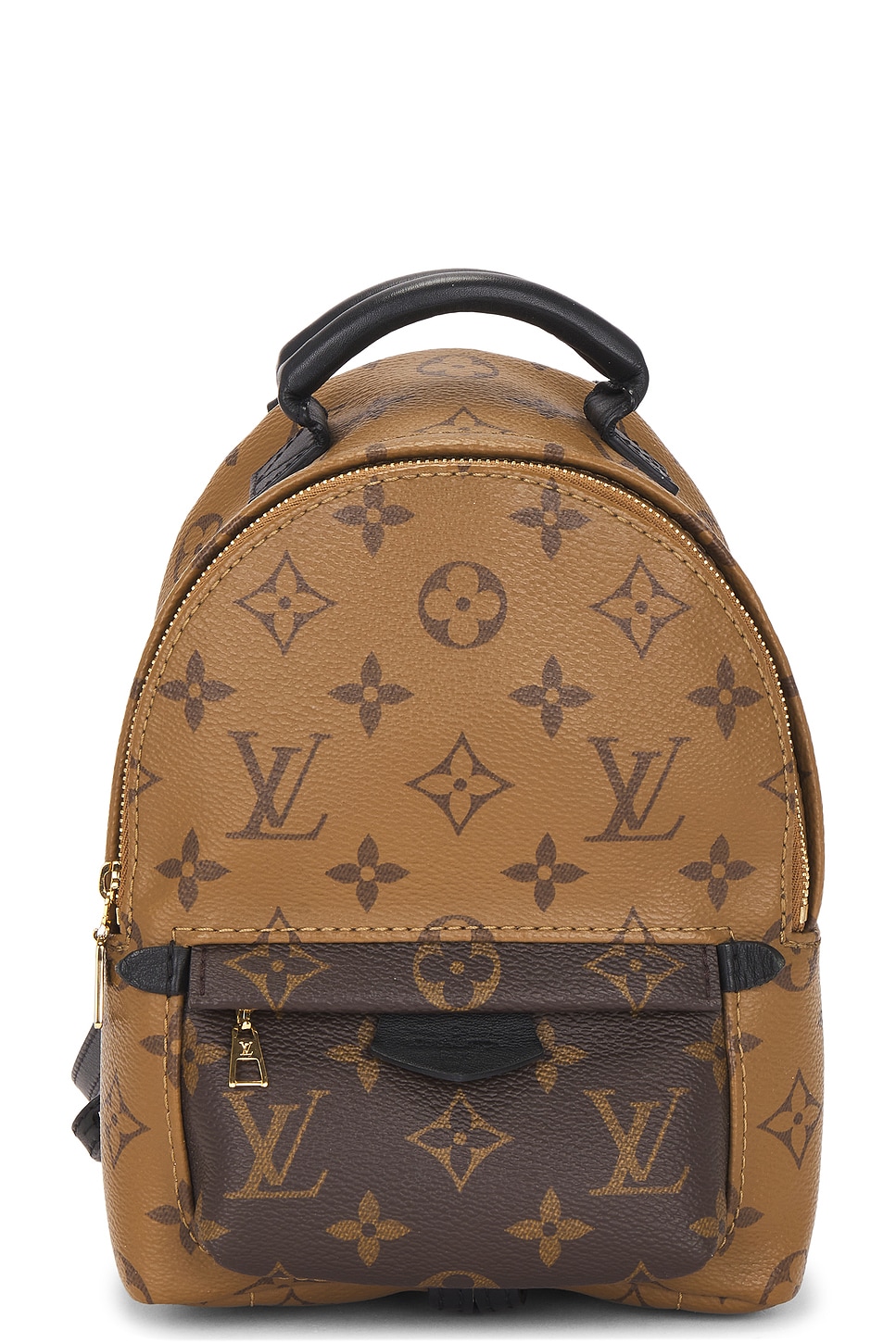 Pre-owned Louis Vuitton Monogram Palm Springs Nm Mini Backpack In Sand