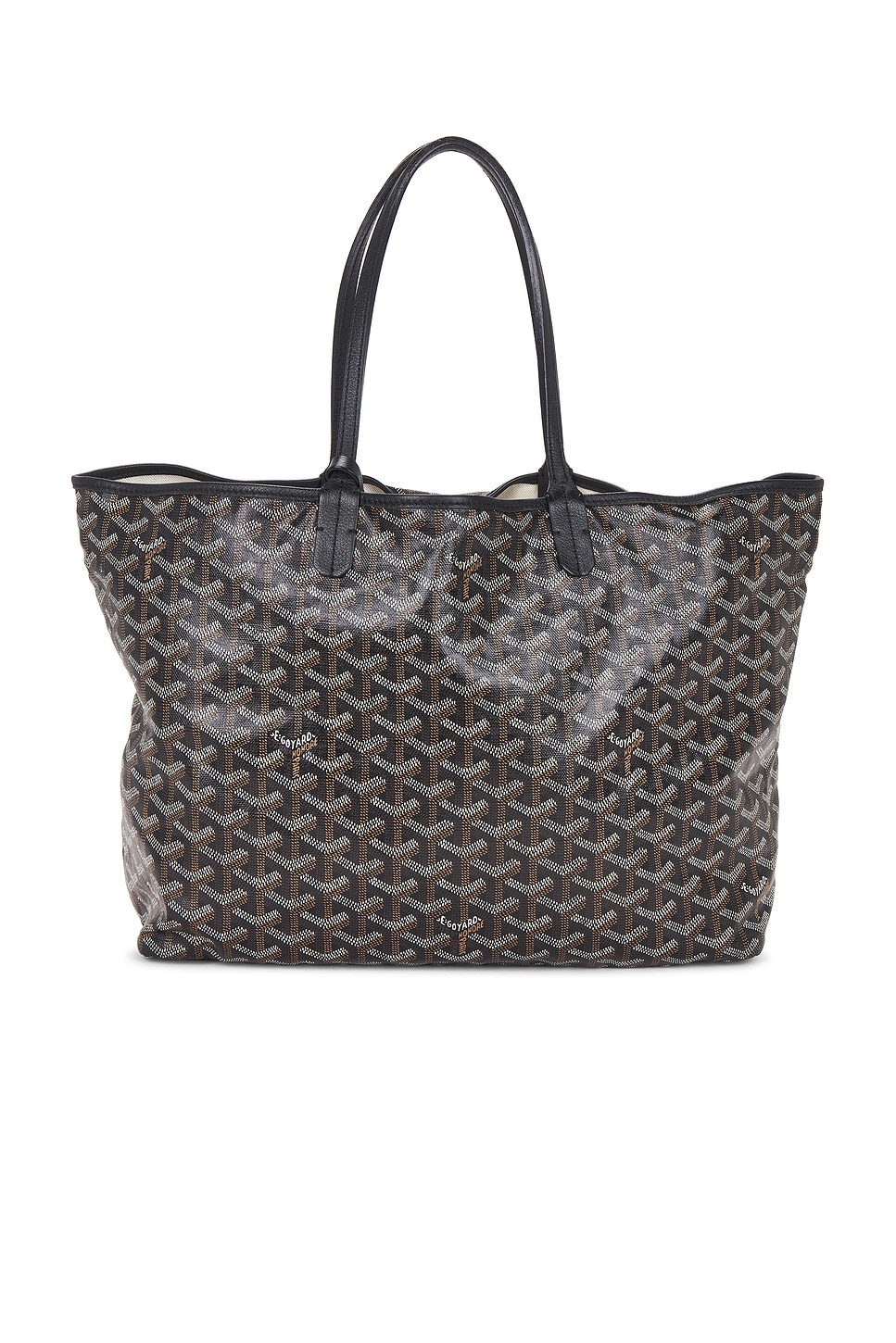 Pre-owned Goyard Saint Louis Pm Tote Bag In Black
