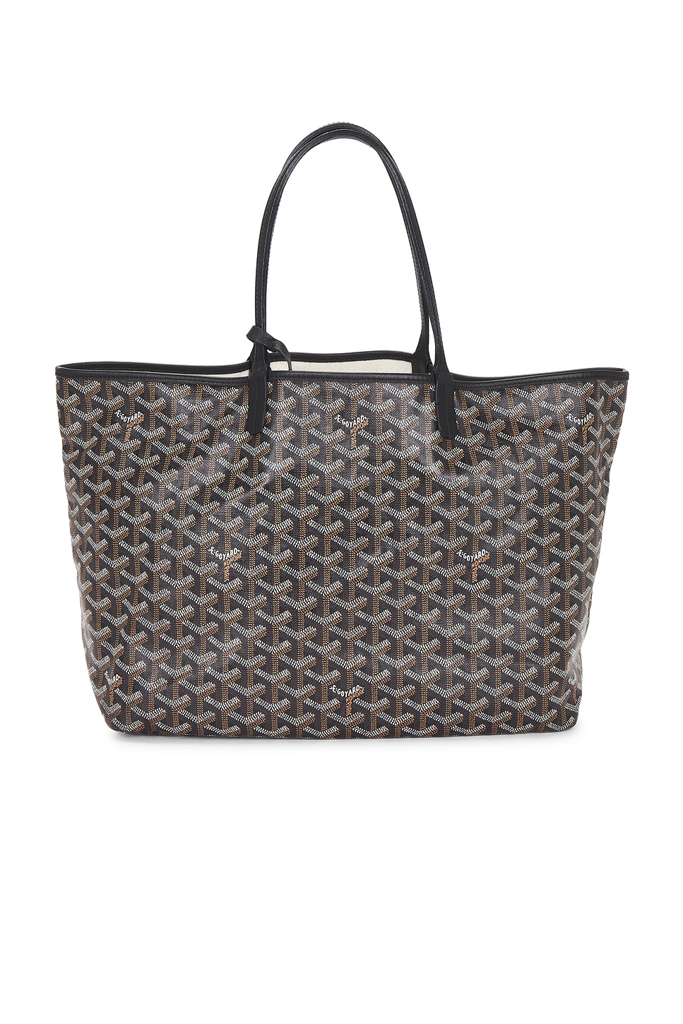 Pre-owned Goyard Saint Louis Pm Tote Bag In Black
