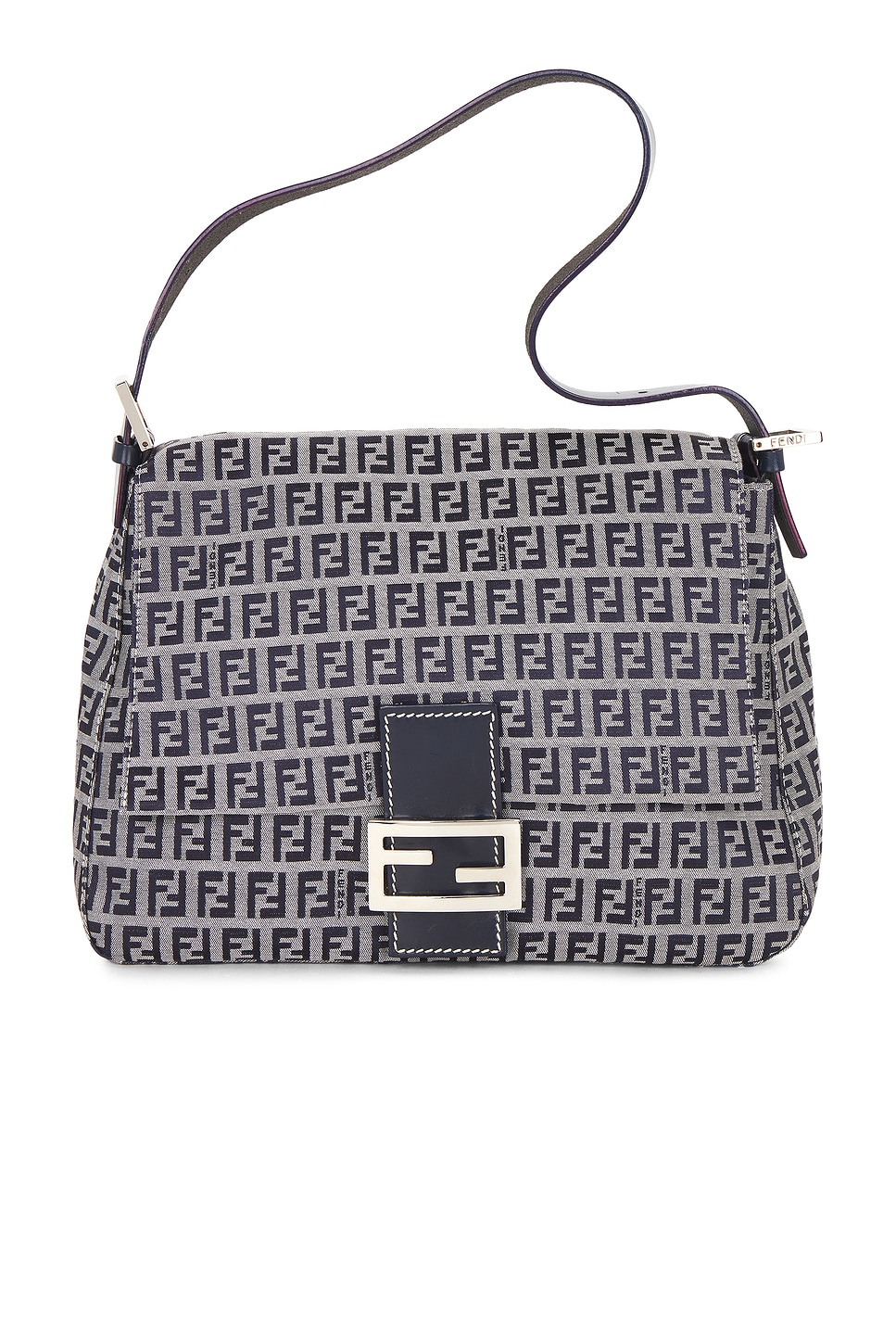 fendi Fendi Zucchino Mama Baguette Shoulder Bag