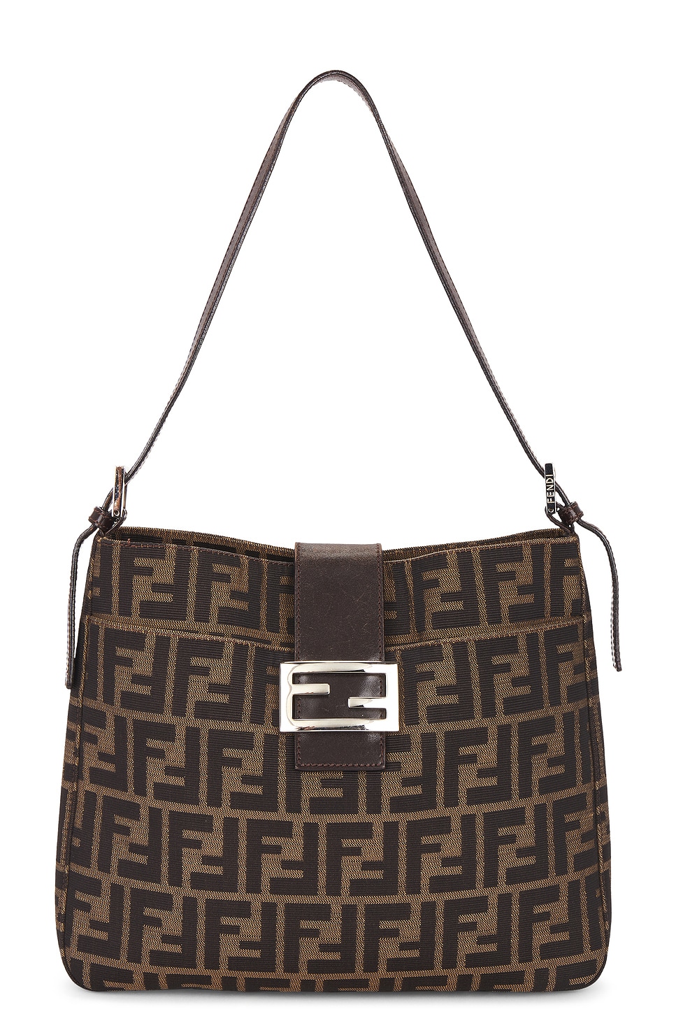 FWRD Renew Fendi Zucca Shoulder Bag