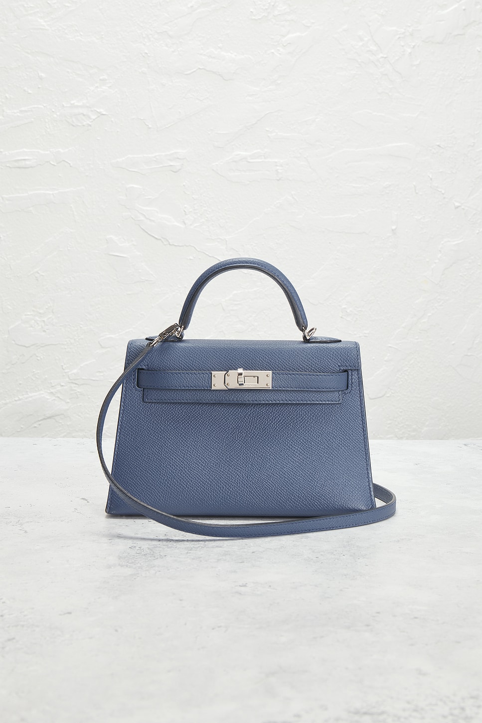Pre-owned Hermes Epsom Kelly 20 Sellier Handbag