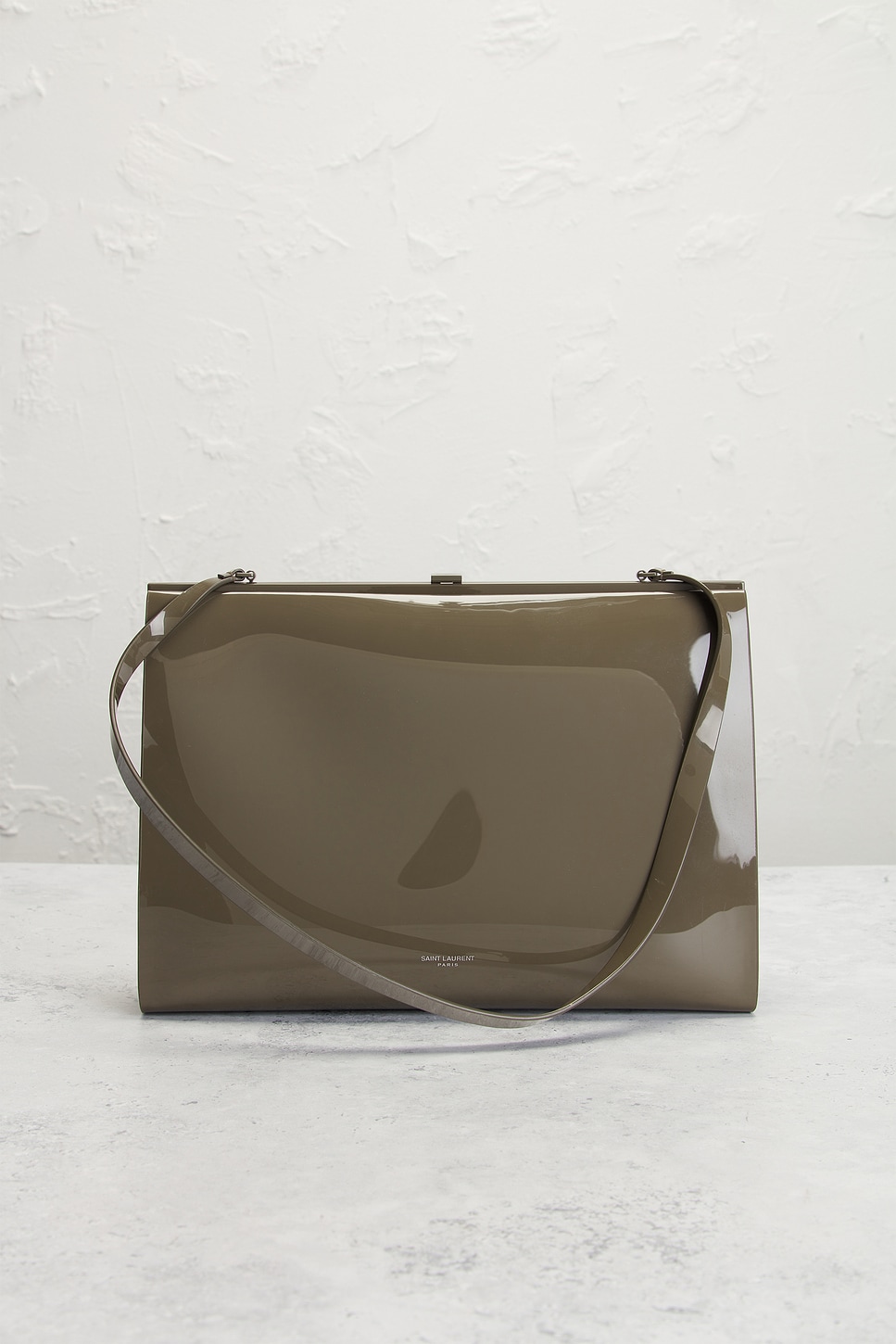 Pre-owned Saint Laurent Large Gaia Shoulder Bag In Green