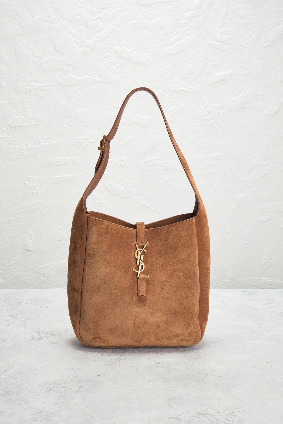 Pre-owned Saint Laurent Small Le 5 A 7 Hobo Bag