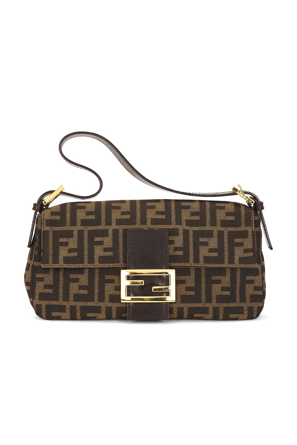 fendi Fendi Zucca Baguette Shoulder Bag