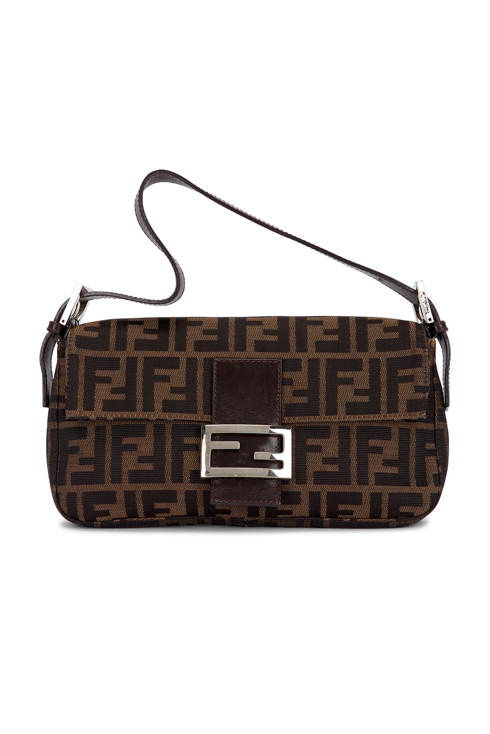fendi Fendi Zucca Baguette Shoulder Bag