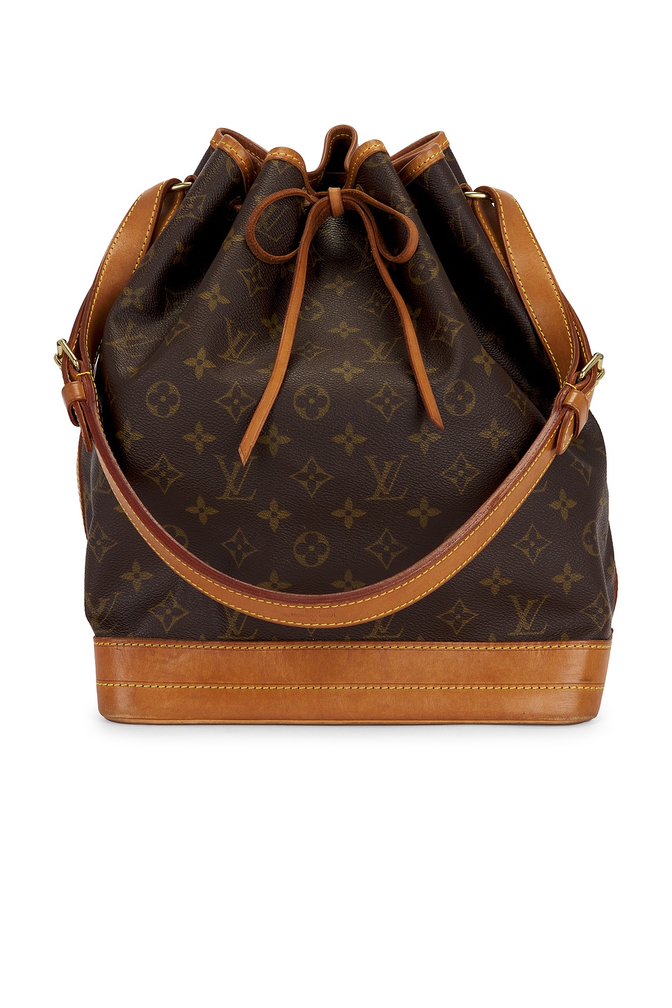 Pre-owned Louis Vuitton Monogram Noe Bucket Bag In Brown